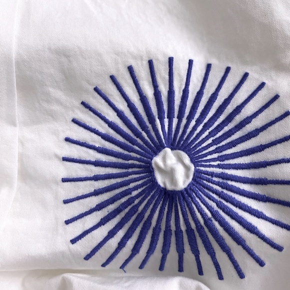 Anthropologie Pilcro The Slacker Embroidered Parachute Pants new nwt size L - Picture 5 of 7